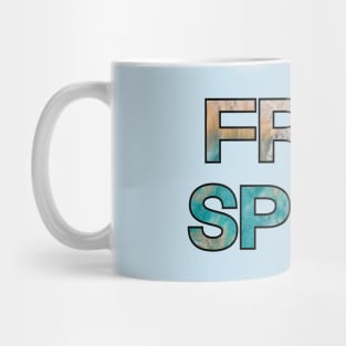 Free Spirit Ocean Waves Graphic design Mug